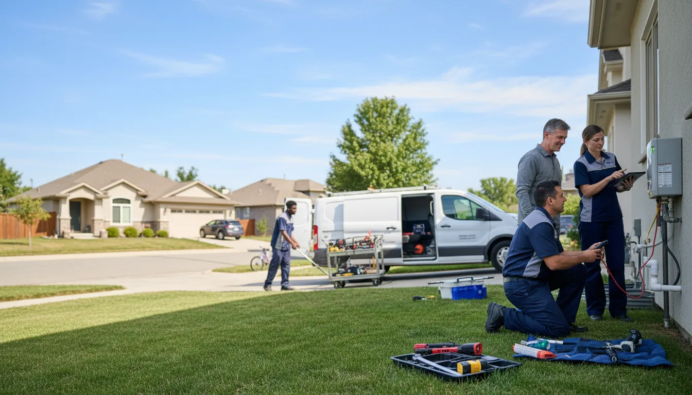 Tankless water heater service in Gainesville, TX
